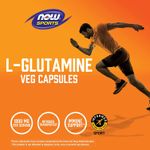 product_image_name-Now Foods-Now Foods, L-Glutamine, Double Strength 1,000 mg, Amino Acid, 120 Veg Capsules-5