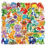 product_image_name-Generic-Cartoon Dinosaur Sticker Aesthetic Children's Korean Stationery School Supplies Decoration set\30 pcs-1