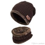 product_image_name-Generic-Chapeau d'hiver - Non spécifié - Bonnet en laine - Protection d'oreilles - Couleur marron - Pour hommes-2