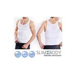 product_image_name-Generic-Slim'N lift Slim Body Shaper Débardeur Minceur Pour Homme-Blanc-5