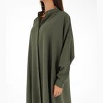 Robe longue légèrement oversize manches larges 6