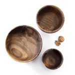 Generic Pack 3 bols en noyer - image 4
