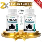 product_image_name-Generic-شيلاجيت نقي 100% من الهيمالايا 300 ملغ، راتينج ناعم، عضوي، قوي للغاية، حمض فولفيك، 60 كبسولة-1