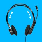 product_image_name-Logitech-960 سماعة سلكية، سماعات ستيريو مع ميكروفون مضاد للتداخل، USB، وزن خفيف، تحكم مدمج على السلك، PC/Mac/محمول - أسود-6