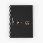 D20 Dice is my Life Role Playing Gift Spiral Notebook Bloc note