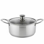 product_image_name-Generic-Marmite Professionnelle en Acier Inoxydable Inox avec Couvercle en Verre  3 Tailles Disponibles (24/26/28 cm)-2