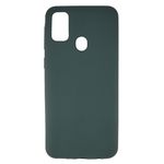 Pochette silicone pour Samsung M30S Vert foncé