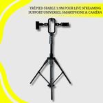 product_image_name-Generic-Trépied Stable 1.9m pour Live Streaming  Support Universel Smartphone & Caméra-2