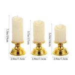 product_image_name-Generic-مجموعة من 3 شموع LED زينة مع حامل ذهبي – أجواء أنيقة-2