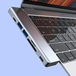 product_image_name-Generic-Adaptateur USB C vers HDTV, TF/SD, USB3.0/C, PD pour MacBook Pro/Air 7 en 2 Type-C - PrimeCables+Sticker cadeau-5