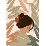 Botanical modern woman   Poster Chambre Haute Qualité