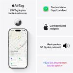 Apple AirTag (2e génération) Pack de 2 Traceur d'objets Localisation Précise - image 2