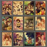 12 poster A5 Vintage Anime Series CLANNAD