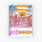 Barbenheimer Barbie Car Spiral Notebook - Bloc note