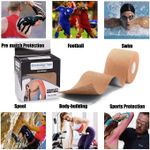 product_image_name-Generic-Kinesiology Tape Bande élastique de Kinésiologie adhésive thérapeutique 2,5 cm x 5 m ROLL-3