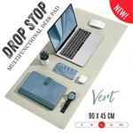 product_image_name-Drop Stop-لوحة ماوس جلدية كبيرة جدًا 90 - 45 سم، لوحة ماوس بقاعدة مانعة للانزلاق، لوحة ماوس للألعاب، المكتب والمنزل، أخضر ماتشا-1