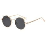 product_image_name-Generic-Lunettes de soleil rond oval Tendance  - Doré-2