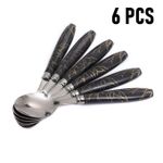 product_image_name-Generic-Pack 6 fourchettes de table en inoxydable avec poignée en marbre-1