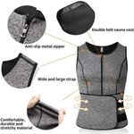 product_image_name-Generic-سترة رجالية ، مدرب للخصر ، بدلة رياضية ساونا Gilet d'entraînement à la taille pour hommes, combinaison de Sauna amincissante-4
