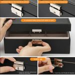product_image_name-Generic-Boîte à bijoux pour femmes/filles, boîtier de rangement à deux couches avec serrure, organiseur en PU avec plateau amovible, support d"affichage de bijoux pour colliers, boucles d"oreilles, bracelets, bagues et montres, noir-5