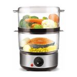 product_image_name-Denwa-طباخ كهربائي بالبخار بقوة 400 واط وسعة 4.8 لتر مع سلتين-1