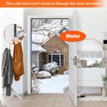 product_image_name-Drop Stop-Bande de Joint, Bande de Joint D'étanchéité en Caoutchouc, Joint en caoutchouc profil D/B pour Portes et Fenêtres, Étanche, Insonorisation ( Noir )-8