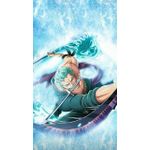 Sticker RORONOA ZORO Autocollant Poster Anime Japonais Manga décoration