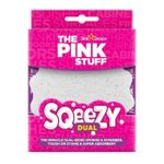 THE PINK STUFF SQEEZY DUAL LE MIRACLE EPONGE ET GRATTOIR DOUBLE FACE