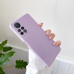 Pochette silicone pour Xiaomi Note 11 pro 4G Housse Bord Fort,Cover,Dane Mauve