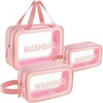 product_image_name-Generic-Lot de 3 Pcs Trousse Washbag Transparent pour Femme de Maquillage-1