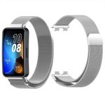 product_image_name-Generic-Bracelet à boucle magnétique Argent pour Huawei Band 9 en acier inoxydable-4