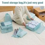 product_image_name-Generic-Pack 7Pcs Sac de Rangement pour Voyage de Valise VERT, Organisateur de vêtements-6