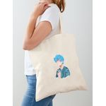 product_image_name-Generic-حقيبة يد قطن كلاسيكية باللون الأزرق من Anime Boy-4