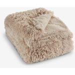product_image_name-Generic-Plaid Taupe 135x195cm Fausse Fourrure Doux Polyester Recyclé-3