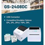 GAINSCHA GS-2408DC Imprimante Code à barre étiquette Thermique Maroc 