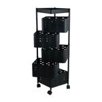 product_image_name-Generic-Rangement Chariot à 5 Étagères en Métal Professionnel de stockage pratique-5