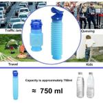product_image_name-Generic-Urinoir Portable Pliable 750ml Bleu, Solution d'Urgence Unisexe-1