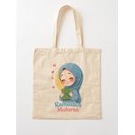 product_image_name-Generic-Tote Bag - Cotton Tissu Canvas Ramadan Mubarak Sacs à main Personnalisé-1