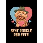 Golden doodle dog lover  Style 58 Poster Chambre Haute Qualité