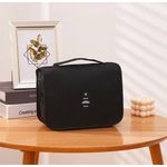 product_image_name-Generic-Sac de lavage à crochet de voyage multifonctions, sac de rangement pour cosmétiques, trousse de toilette étanche, grande capacité - Noir-4