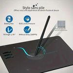 product_image_name-Generic-جهاز تابلت الرسم الرقمي ELFO LARANJA مع قلم - مساحة نشطة 6.69 × 4.21 بوصة، ABS، متوافق مع Android، Mac OS 11.0+، Windows XP/7/8/10، لوحة فن رقمي للكمبيوتر الشخصي، دفتر ملاحظات، لا يحتاج إلى بطارية - أسود-3