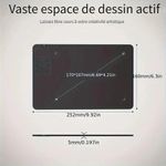 product_image_name-Generic-جهاز تابلت الرسم الرقمي ELFO LARANJA مع قلم - مساحة نشطة 6.69 × 4.21 بوصة، ABS، متوافق مع Android، Mac OS 11.0+، Windows XP/7/8/10، لوحة فن رقمي للكمبيوتر الشخصي، دفتر ملاحظات، لا يحتاج إلى بطارية - أسود-6