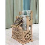 product_image_name-Generic-Pack prière complet, support de prière en bois avec porte tapis, support Coran, + tapis de prière épais, rangement coin prière maison-1
