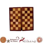 product_image_name-Artisanat du Maroc-لعبة الشطرنج  وضامة المصنوعة في جذع العرعار وجذر  العرعار وشجرة الليمون-3