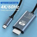 product_image_name-Generic-USB C à HDMI Câble 4K @ 60Hz Ultra Haute Convertisseur pour Home Office-1