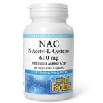 product_image_name-Natural Factors-NAC N-acetyl-L-cysteine، 600 مجم، 60 كبسولة نباتية-2