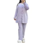 product_image_name-Generic-بيجاما نسائية، طقم ملابس منزلية من القطيفة الفاخرة الناعمة-1