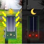 product_image_name-Generic-Répulsif Ultrasons Solaire Étanche pour Animaux et Oiseaux – Charge Solaire et USB, LED Clignotante, Contrôle des Nuisibles pour Jardin et Extérieur-3