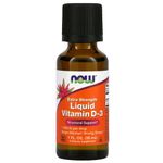 Now Foods فيتامين د3 سائل قوة إضافية 1000 وحدة دولية 30 مل