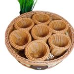 product_image_name-Generic-Grand panier pour servir les aliments avec 7 petits paniers, Paniers de cuisine سلة كبيرة لتقديم الطعام بها 7 سلال صغيرة، سلال المطبخ-3